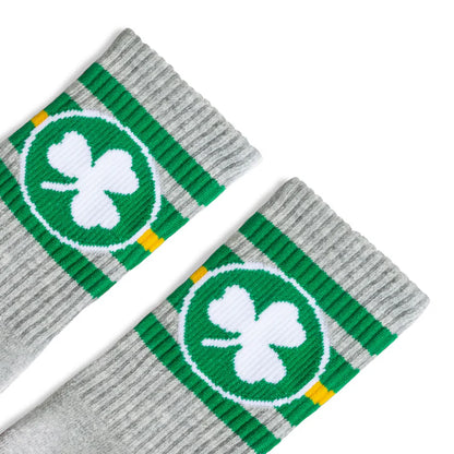 SOCCO Shamrock Socks | Heather Grey