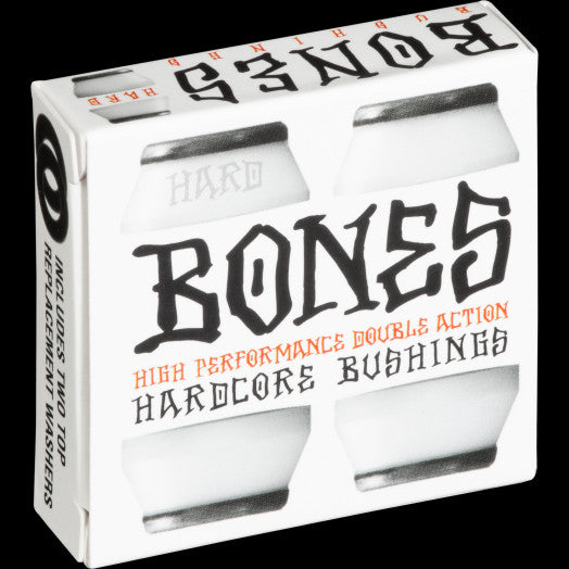 Bones Hardcore Hard Bushings 96a - White/Black (Set Of 4)