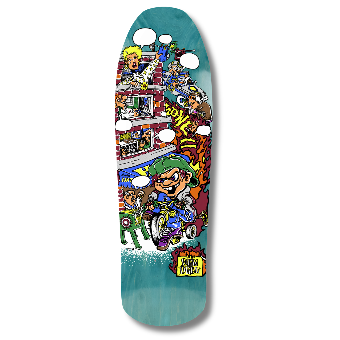 New Deal Andy Howell "Tricycle Kid" Reissue Deck - 9.63"