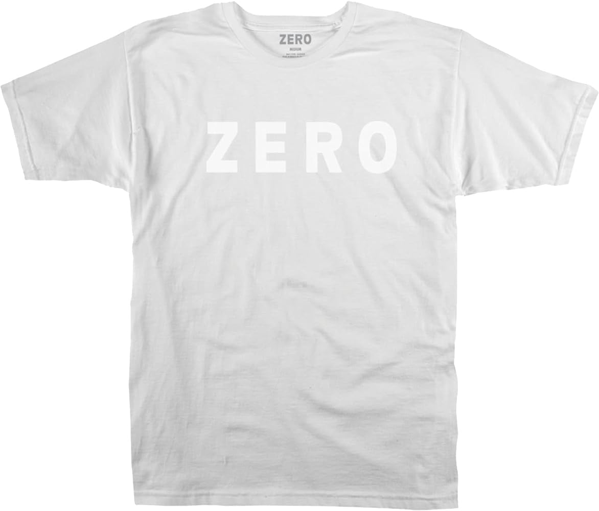 Zero Skateboards Army Logo White/White Men's Short Sleeve T-Shirt