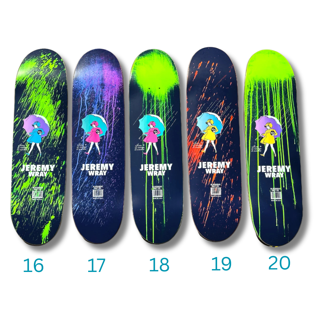 Blockhead Jeremy Wray - Rain Girl reissue - original 1993 shape