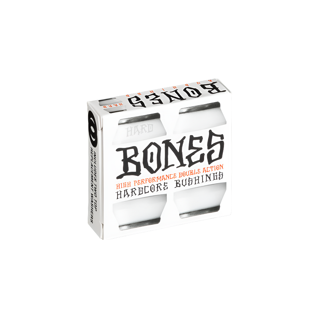 Bones Hardcore Hard Bushings 96a - White/Black (Set Of 4)