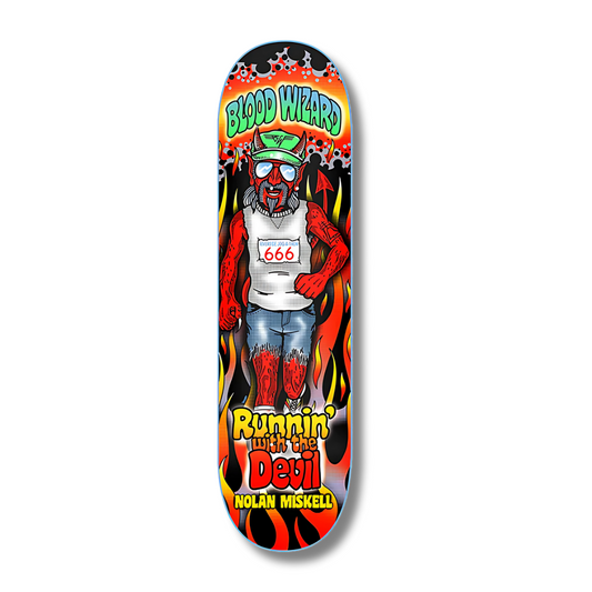 Blood Wizard "Runnin with The Devil" Nolan Miskell Pro-Model - 8.6"