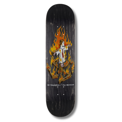Toy Machine Ed Templeton "Charred Cross" Deck - 8.25"