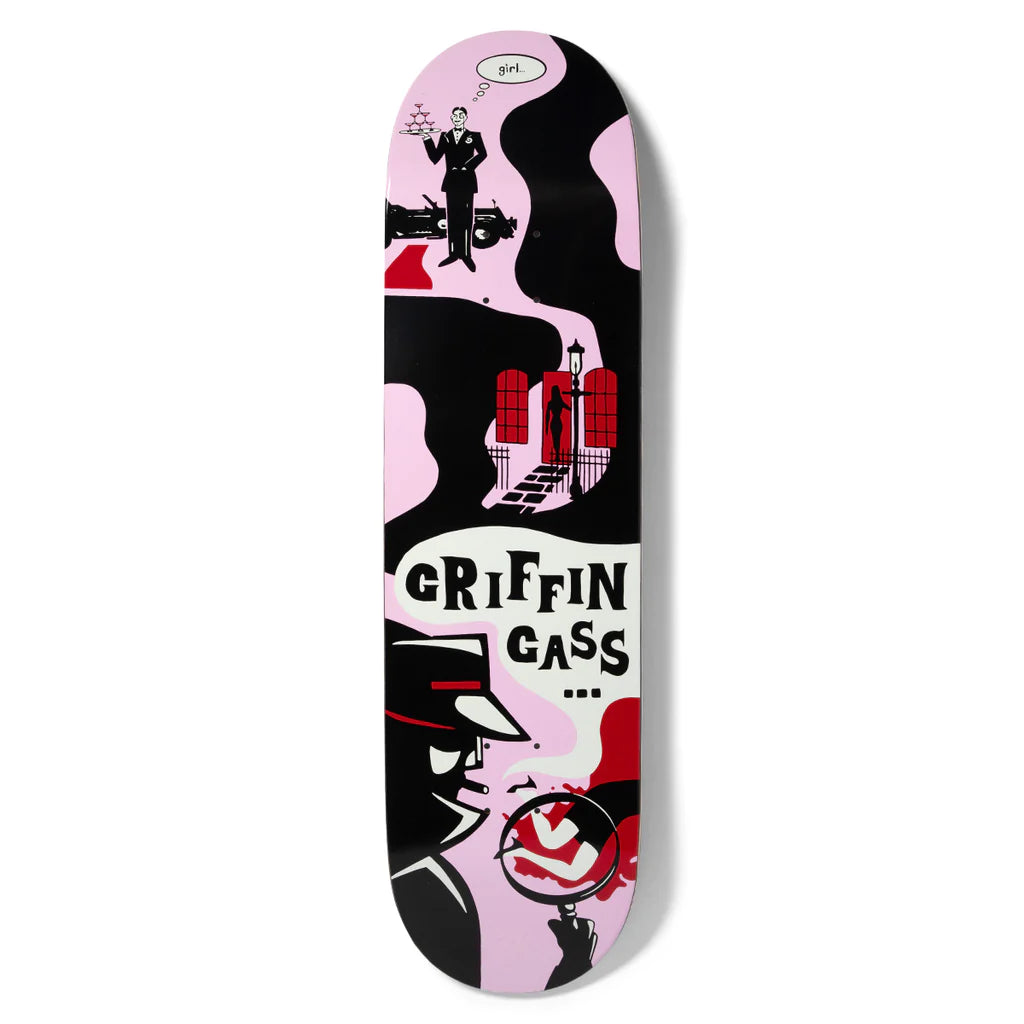 Girl Griffin Gass "Mystery Noir" Deck - 8.5"