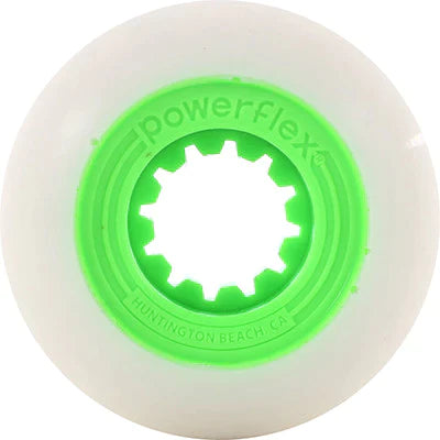 Powerflex 54mm Gumball Lime Core, White Wheel 83B