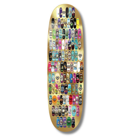 Heroin 100th Egg Gold Foil Deck - 9.125"