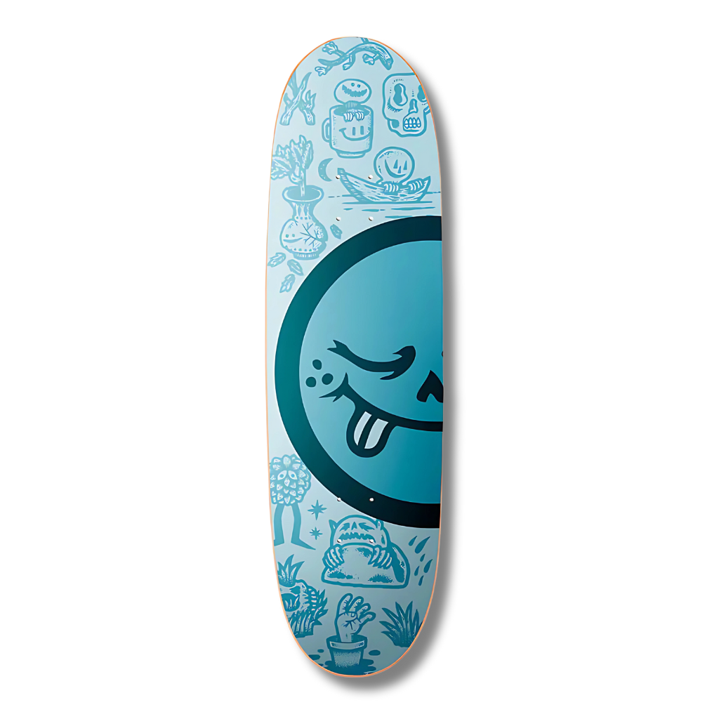 Roger Skate Co. "Half Roger" -  9.125" Oval Shape Skate Deck