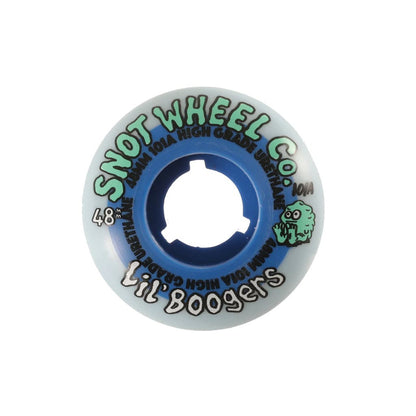 Snot Wheel Co. "Lil Boogers" White/Blue Skateboard Wheels - 48mm/101a