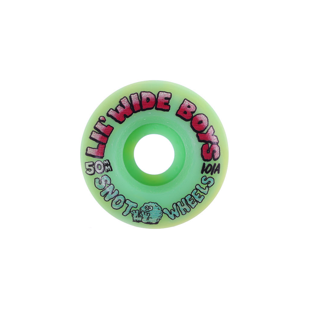 Snot Wheel Co. "Lil' Wide Boys Swirl" Green/Yellow - 50mm/101a