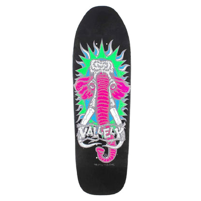 New Deal Vallely "Mammoth" Neon Screen Print & Flocked Reissue Deck- 9.5"