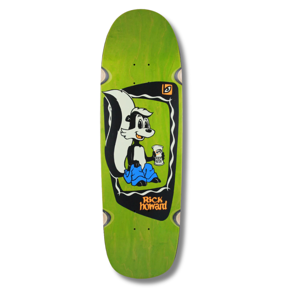 Blockhead Rick Howard Reissue "Skunk" Graphic modern shape(Limited Run!) - 9.5"
