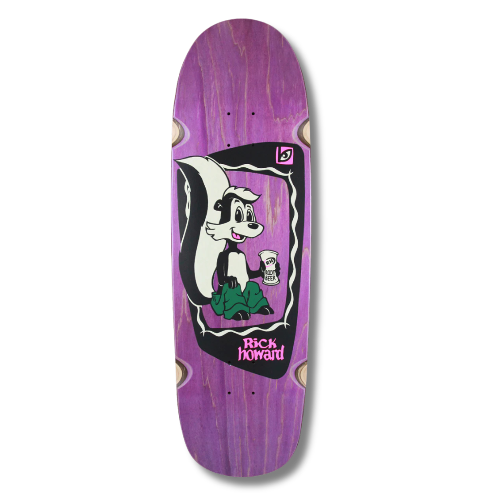 Blockhead Rick Howard Reissue "Skunk" Graphic modern shape(Limited Run!) - 9.5"