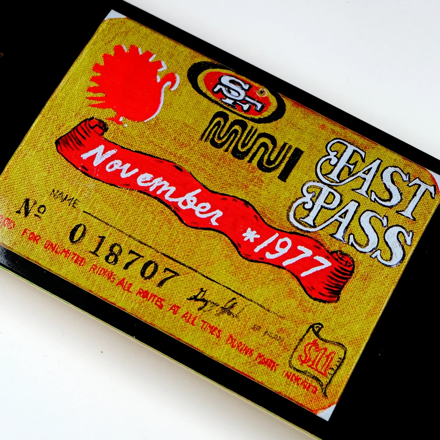 Snack Roger Krebs "Fast Pass November 1977" Deck - 8.75"