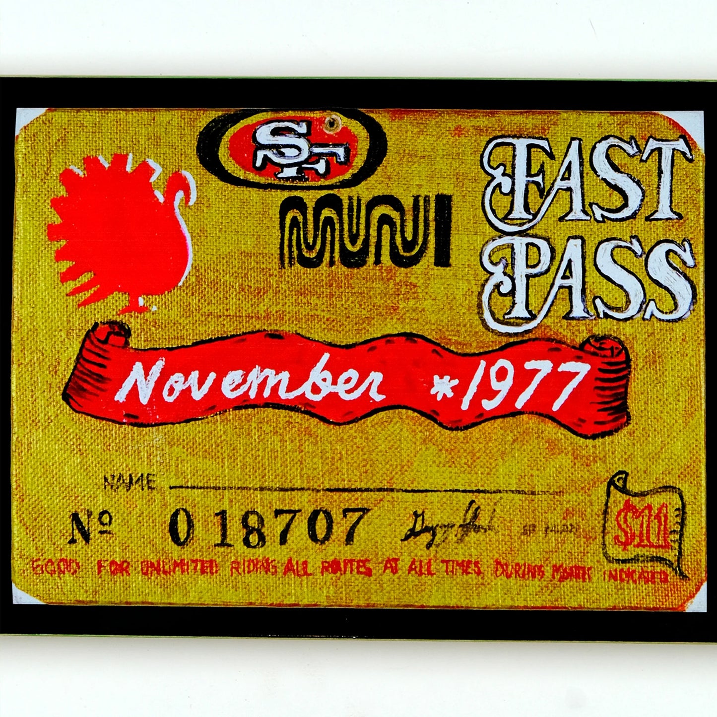 Snack Roger Krebs "Fast Pass November 1977" Deck - 8.75"