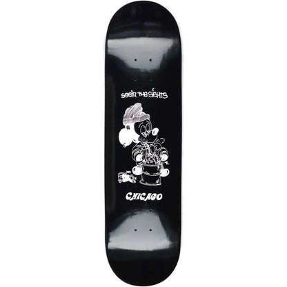 "Seein the Sights: Chicago" Dipped Deck 8.38"
