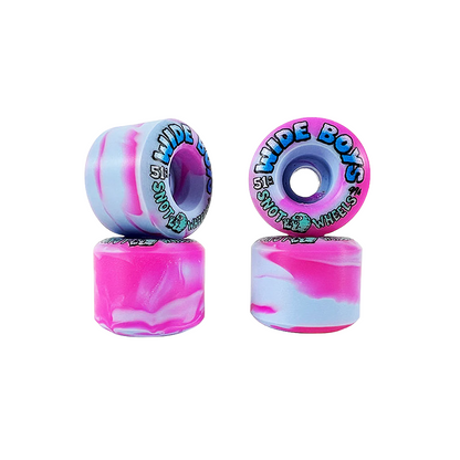 Snot Wheel Co. "Wide Boys Swirl" Ice Blue/Pink - 51mm/99a