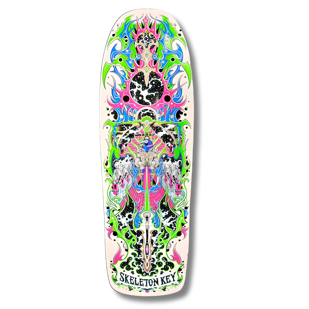 Skeleton Key MFG - Star Chart Cosmic Skate Shaped Deck - 10.095"