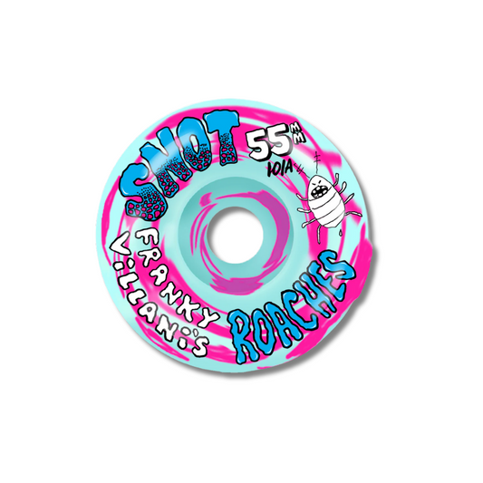 Snot Wheel Co. Franky Villani "Roaches" Blue Swirl - 55mm/101a