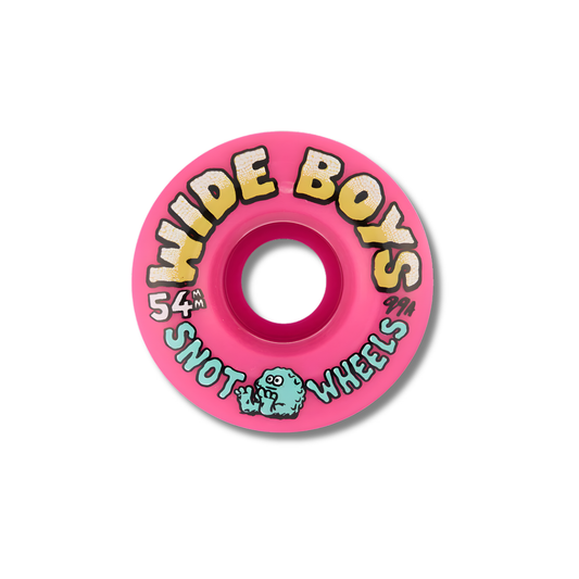 Snot Wheel Co. Wide Boys - Neon Pink - 54mm/99a