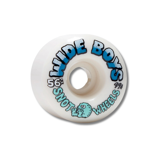 Snot Wheel Co. Wide Boys - White - 56mm/99a