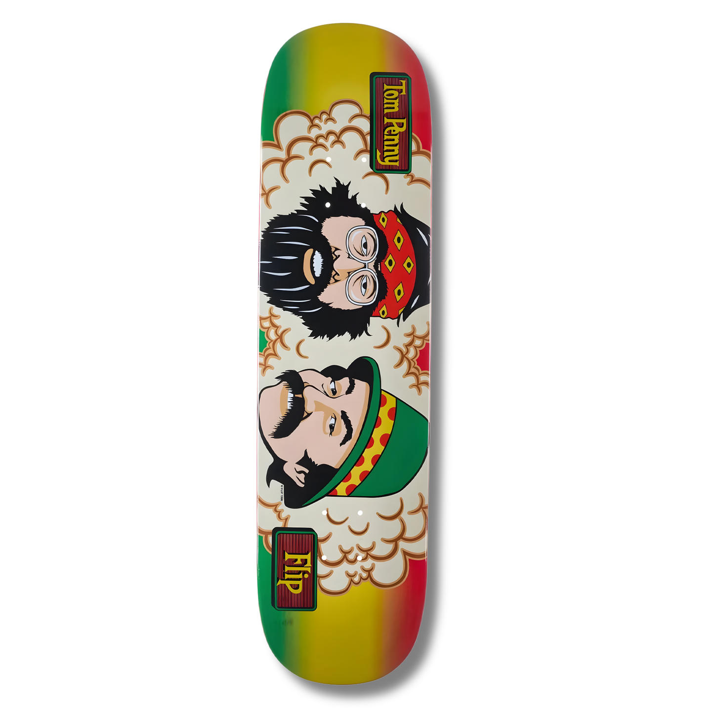Flip Tom Penny "Rasta Stripes" - 8.25"