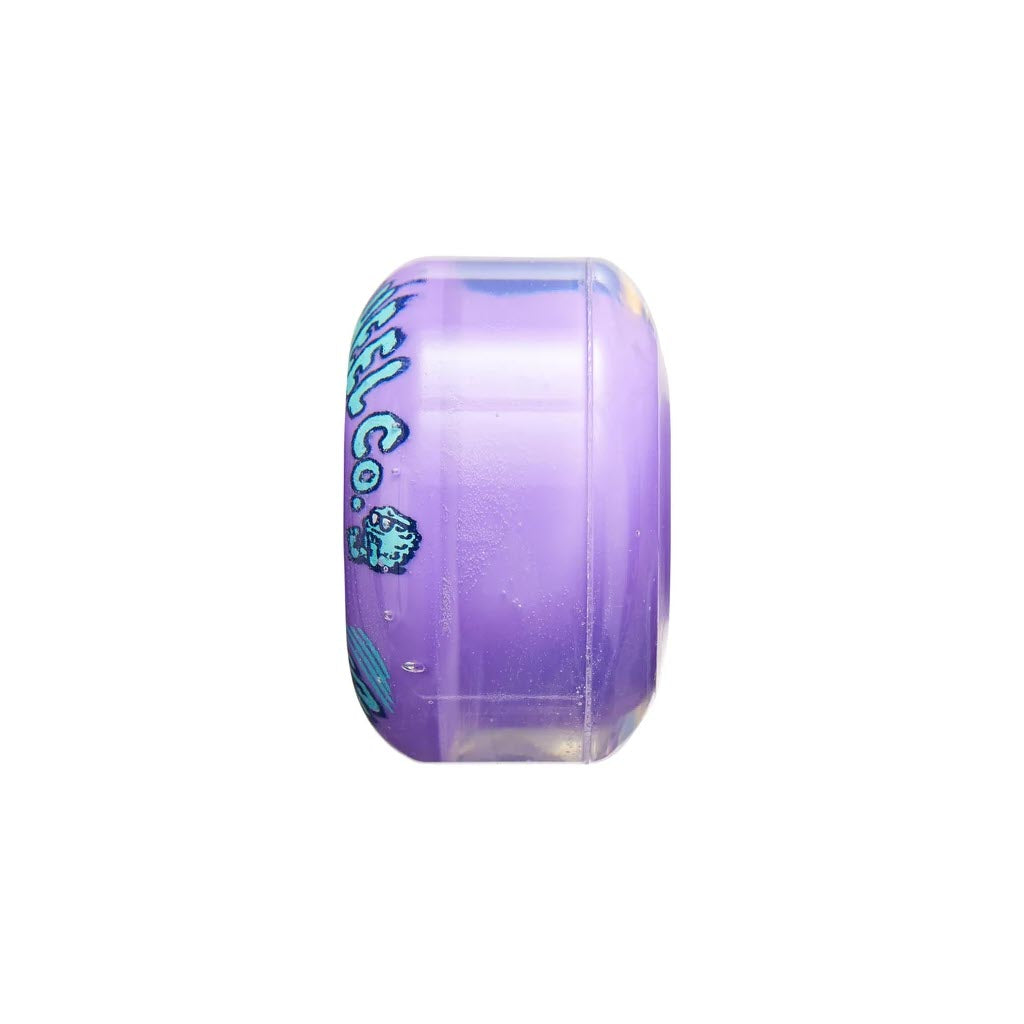 Snot Wheel Co. "X-Rays" Clear/Purple Core - 54mm/85a