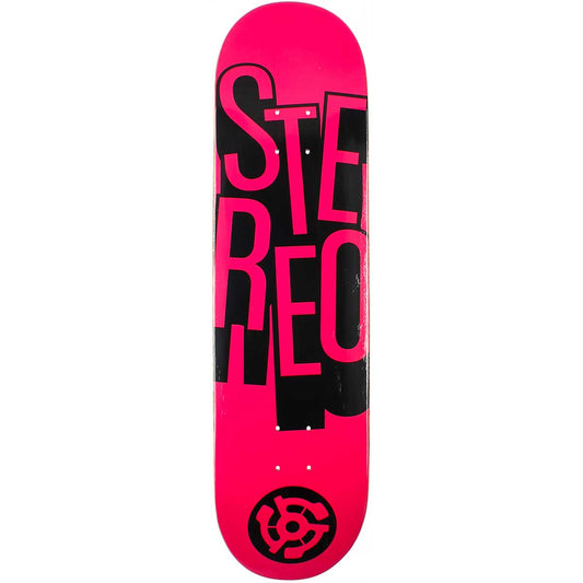 Stereo Stacked Pink 8.25"